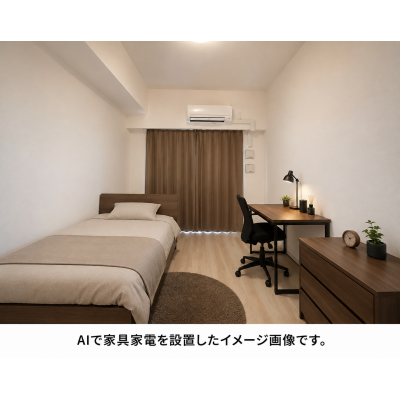 ★SステイEL京橋グランテラス【禁煙ルーム・１K・Wi-Fi無料・セミダブルベッド 】★独立洗面台・温水洗浄便座・浴室乾燥機・ガス２口K★ペット可★の物件写真2