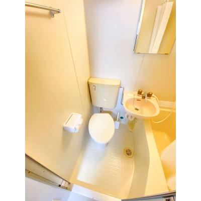 ユニオンマンスリー西国分寺２　207　1R・シングル☆【禁煙ルーム】人気の角部屋！安心のモニター付きインターフォン完備/デスク・チェア＆たっぷり収納2ドア冷蔵庫など生活家電のあるお部屋の物件写真4