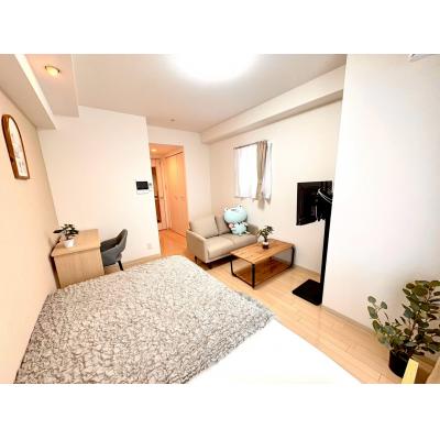 【新規オープン🌸特典あり⭐⭐】デスクもソファも標準装備♪ごゆっくりお過ごしできるお部屋🌟の物件写真3