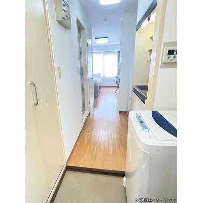 ユニオンマンスリー国分寺６　205　1R・セミダブル☆【禁煙ルーム】バス・トイレ別♪女性も安心の室内洗濯機＆デスク・チェア＆たっぷり収納2ドア冷蔵庫や電子レンジなど生活家電のあるお部屋の物件写真6