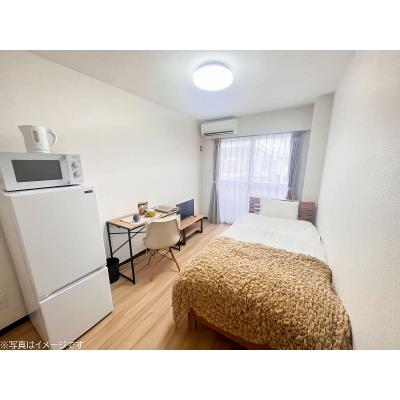 ユニオンマンスリー西国分寺６　202　1R・シングル☆【禁煙ルーム】安心のオートロック完備！デスク・チェア＆たっぷり収納2ドア冷蔵庫など生活家電のあるお部屋の外観画像