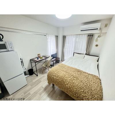 ユニオンマンスリー花小金井２　106　1R・セミダブル☆【禁煙ルーム】人気の角部屋！安心の建物AL＆室内洗濯機完備！デスク・チェア＆冷蔵庫や電子レンジなど生活家電のあるお部屋の外観画像