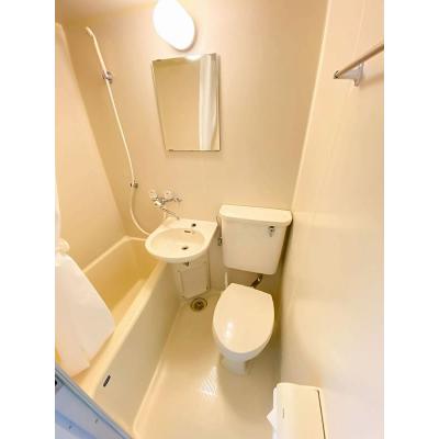 ユニオンマンスリー花小金井２　423　1R・セミダブル☆【禁煙ルーム】安心の建物AL＆室内洗濯機完備！デスク・チェア＆冷蔵庫や電子レンジなど生活家電のあるお部屋の物件写真4