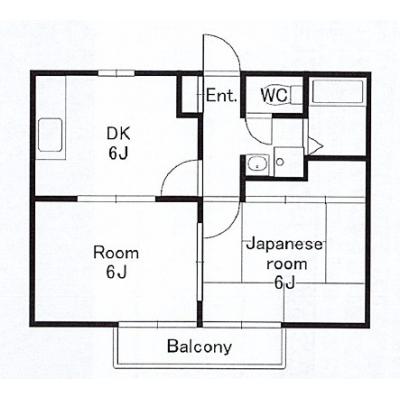 ONLY千葉稲毛1【🌈WiFi・管理費０円キャンペーン🌈】★BT別★Ｐ込み料金♪★明るい2DK・南向き♪バス・トイレ別！★独立洗面所★駐輪場無料・駐車場料金込み♪の物件写真6