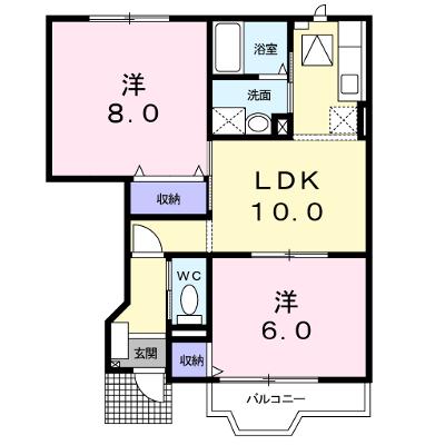 アルトピアーノＢ 102【管理NO：1-010068502-01020】 ★家具家電は申し込み後に搬入します★の外観画像