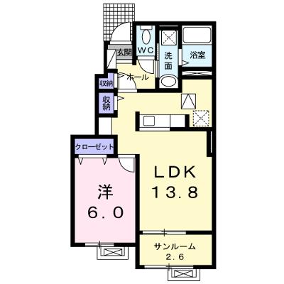 ベガ 103【管理NO：1-018163002-01030】 ★家具家電は申し込み後に搬入します★の外観画像