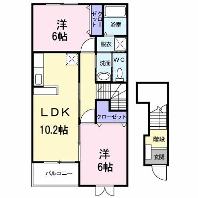 セレッソ 201【管理NO：1-015336901-02010】 ★家具家電は申し込み後に搬入します★の外観画像