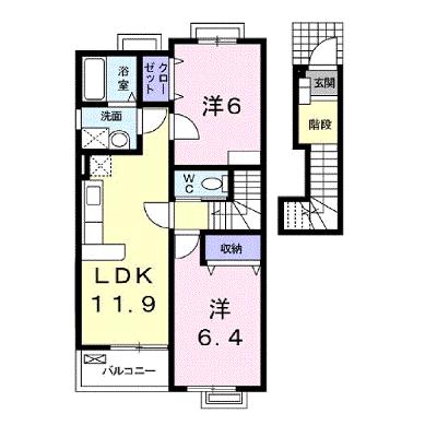 カトルセゾンＣ 203【管理NO：1-015093003-02030】 ★家具家電は申し込み後に搬入しますの外観画像