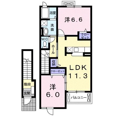 プルメリアⅠ 202【管理NO：1-014264301-02020】 ★家具家電は申し込み後に搬入します 2026年07月下旬入居可能の外観画像