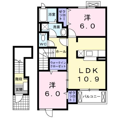 グリーンフィールドＡ 202【管理NO：1-014008601-02020】の外観画像