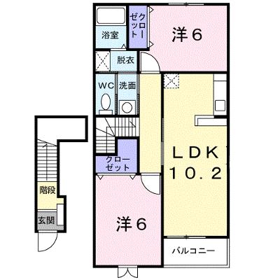 ブライト・ブルックＡ 202【管理NO：1-012769301-02020】 ★家具家電は申し込み後に搬入します★の外観画像