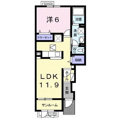 ルコネッサンス 102【管理NO：1-020370301-01020】 ★家具家電は申し込み後に搬入します 2026年07月中旬入居可能の外観画像