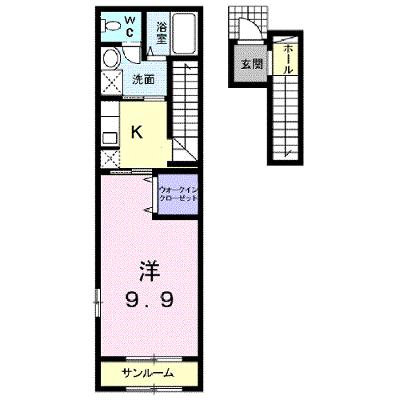 クオーレⅡ 204【管理NO：1-015266202-02040】 ★家具家電は申し込み後に搬入します 2026年07月中旬入居可能の外観画像
