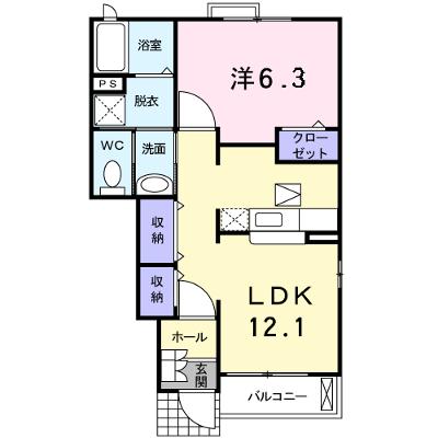 プルメリアⅠ 104【管理NO：1-014264301-01040】 ★家具家電は申し込み後に搬入します 2026年07月中旬入居可能の外観画像