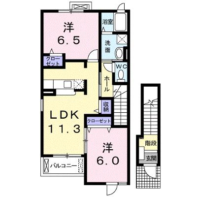 グリーンフィールドＣ 201【管理NO：1-014008603-02010】 ★家具家電は申し込み後に搬入しますの外観画像