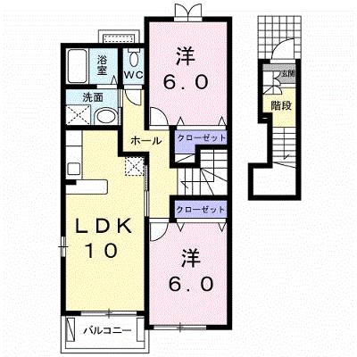 ペルペティアＤ 204【管理NO：1-013765901-02040】 ★家具家電は申し込み後に搬入しますの外観画像