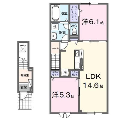 ドリーム江別Ⅰ 203【管理NO：1-028300201-02030】 2026年06月下旬入居可能の外観画像
