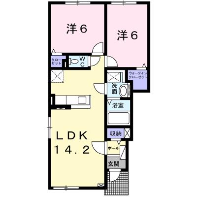 ラ・ローブ 101【管理NO：1-024555001-01010】 ★家具家電は申し込み後に搬入します★ ★2027年01月中旬入居可能★の外観画像