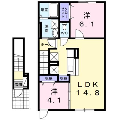 Ｓｈｉｎｙ　ＳｔａｒⅤ 203【管理NO：1-019240101-02030】 ★家具家電は申し込み後に搬入します★の外観画像