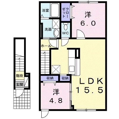 パーク水明　Ｄ 202【管理NO：1-018738301-02020】 ★家具家電は申し込み後に搬入します★ ★2026年10月下旬入居可能★の外観画像
