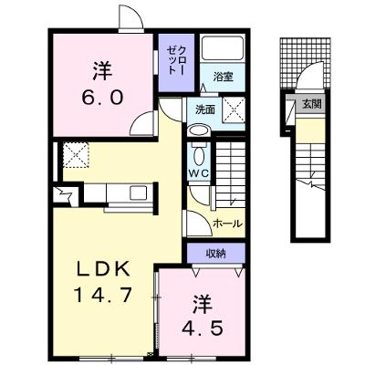 メゾンドファミーユ手稲前田 202【管理NO：1-018487301-02020】 ★家具家電は申し込み後に搬入します★の外観画像