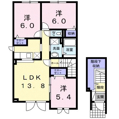 ＢＥＬＬＥ　ＭＡＩＳＯＮ 201【管理NO：1-017980901-02010】 ★家具家電は申し込み後に搬入しますの外観画像