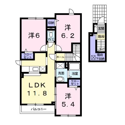 イルミオⅠ 204【管理NO：1-015331201-02040】 ★家具家電は申し込み後に搬入します 2026年08月中旬入居可能の外観画像