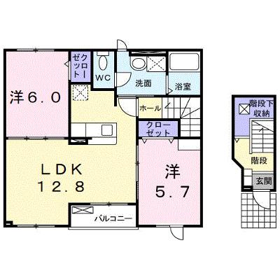 リル・ラフィユ 201【管理NO：1-014859201-02010】 ★家具家電は申し込み後に搬入します★ ★2027年01月上旬入居可能★の外観画像