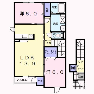 ＤｅａｒスターヒルズⅢ 201【管理NO：1-014226101-02010】 ★家具家電は申し込み後に搬入します★ ★2026年11月上旬入居可能★の外観画像