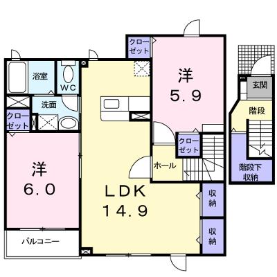 アクティブ豆の木 203【管理NO：1-014124901-02030】 ★家具家電は申し込み後に搬入しますの外観画像