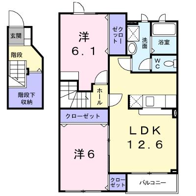 ジュエリーグラン 202【管理NO：1-013982901-02020】 ★家具家電は申し込み後に搬入します★の外観画像