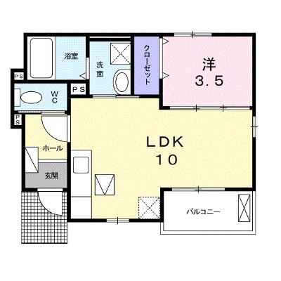 カーサ　フェリーチェＡ 103【管理NO：1-020662401-01030】 ★家具家電は申し込み後に搬入しますの外観画像
