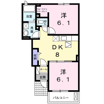 ハピネスⅢ 102【管理NO：1-017668601-01020】 ★家具家電は申し込み後に搬入しますの外観画像