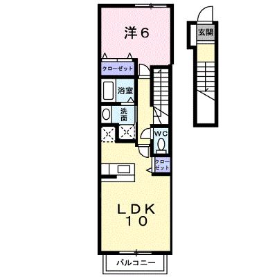 ハイツ　コンチェルトＢ 202【管理NO：1-015701902-02020】 ★家具家電は申し込み後に搬入しますの外観画像