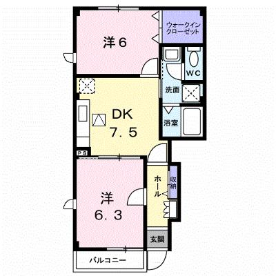 サンライズｋ３　Ｂ 101【管理NO：1-012324302-01010】 ★家具家電は申し込み後に搬入しますの外観画像