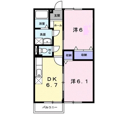 メゾングレース　Ｃ 203【管理NO：1-010253801-02030】 ★家具家電は申し込み後に搬入しますの外観画像
