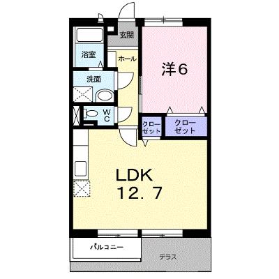 メゾングレース　Ｃ 103【管理NO：1-010253801-01030】 ★家具家電は申し込み後に搬入しますの外観画像