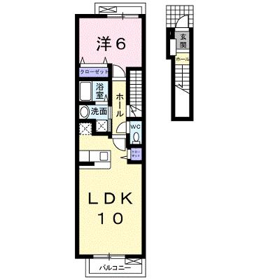 リバティハウスＡ 204【管理NO：1-016084801-02040】 ★家具家電は申し込み後に搬入しますの外観画像