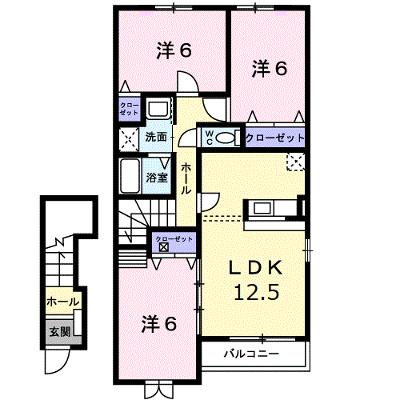 ヴィラージュⅢ 202【管理NO：1-013411001-02020】 ★家具家電は申し込み後に搬入しますの外観画像