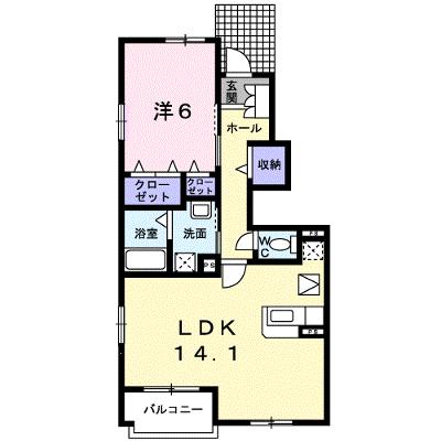 エトアール１８Ａ 103【管理NO：1-013143101-01030】 ★家具家電は申し込み後に搬入します★の外観画像
