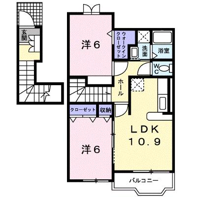 アンジュ・ベルーヴⅢ 202【管理NO：1-012769703-02020】 ★家具家電は申し込み後に搬入します★の外観画像