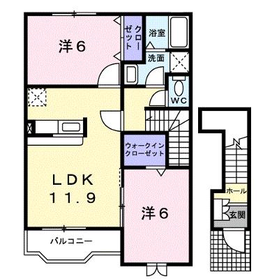 ハピネス村山　Ａ 202【管理NO：1-012633301-02020】 ★家具家電は申し込み後に搬入しますの外観画像