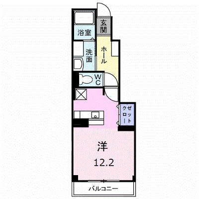 フルールＭ２ 103【管理NO：1-011622601-01030】 ★家具家電は申し込み後に搬入しますの外観画像