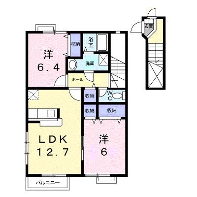 サンライト国分寺Ｂ 202【管理NO：1-011225202-02020】 ★家具家電は申し込み後に搬入しますの外観画像