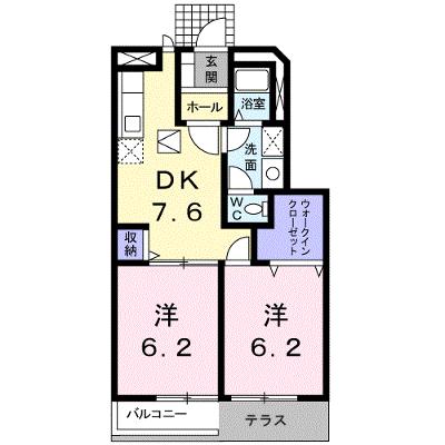 オーブリーアサノ　Ａ 102【管理NO：1-010402201-01020】 ★家具家電は申し込み後に搬入します★の外観画像