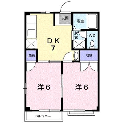 エルメス熊本Ⅰ 204【管理NO：1-005034701-02040】 ★家具家電は申し込み後に搬入しますの外観画像