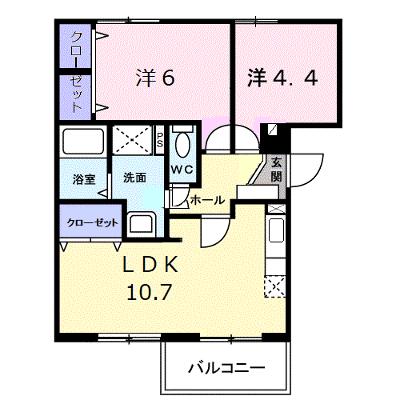 リヴィエール宮本Ⅰ 102【管理NO：1-004735901-01020】 ★家具家電は申し込み後に搬入しますの外観画像