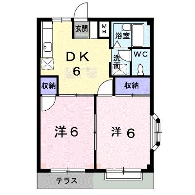 フォレストパークＡ 101【管理NO：1-003765801-01010】 ★家具家電は申し込み後に搬入しますの外観画像
