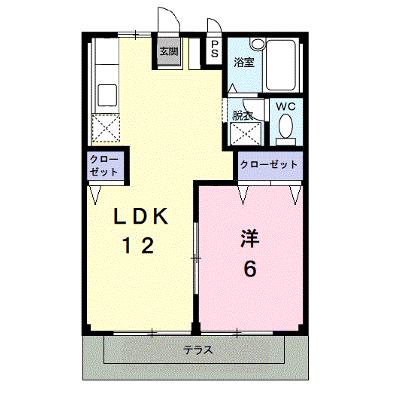 ハイツ香南 102【管理NO：1-001781701-01020】 ★家具家電は申し込み後に搬入しますの外観画像