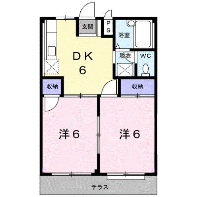 エルディム森Ⅰ 102【管理NO：1-001400501-01020】 ★家具家電は申し込み後に搬入しますの外観画像